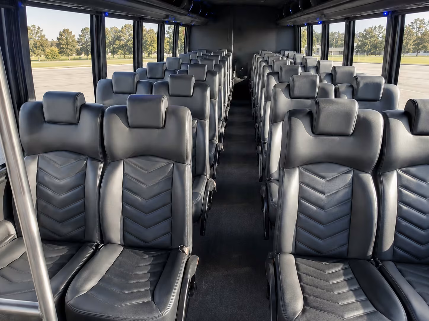 15 passenger minibus interior