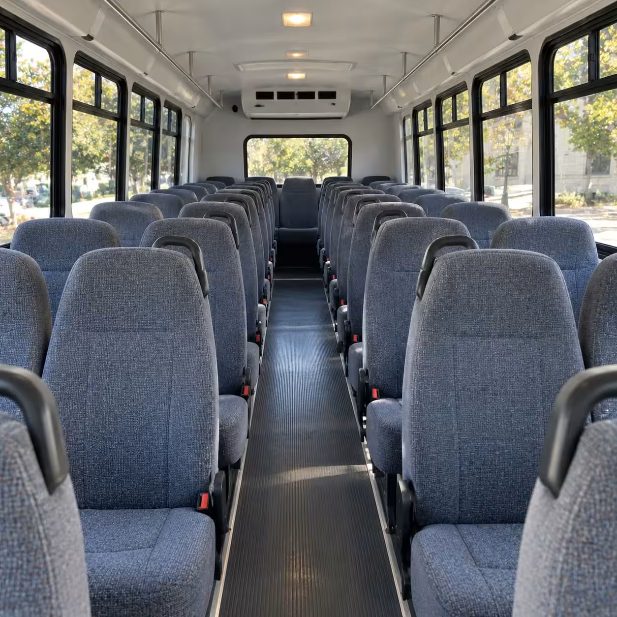 25 passenger minibus interior