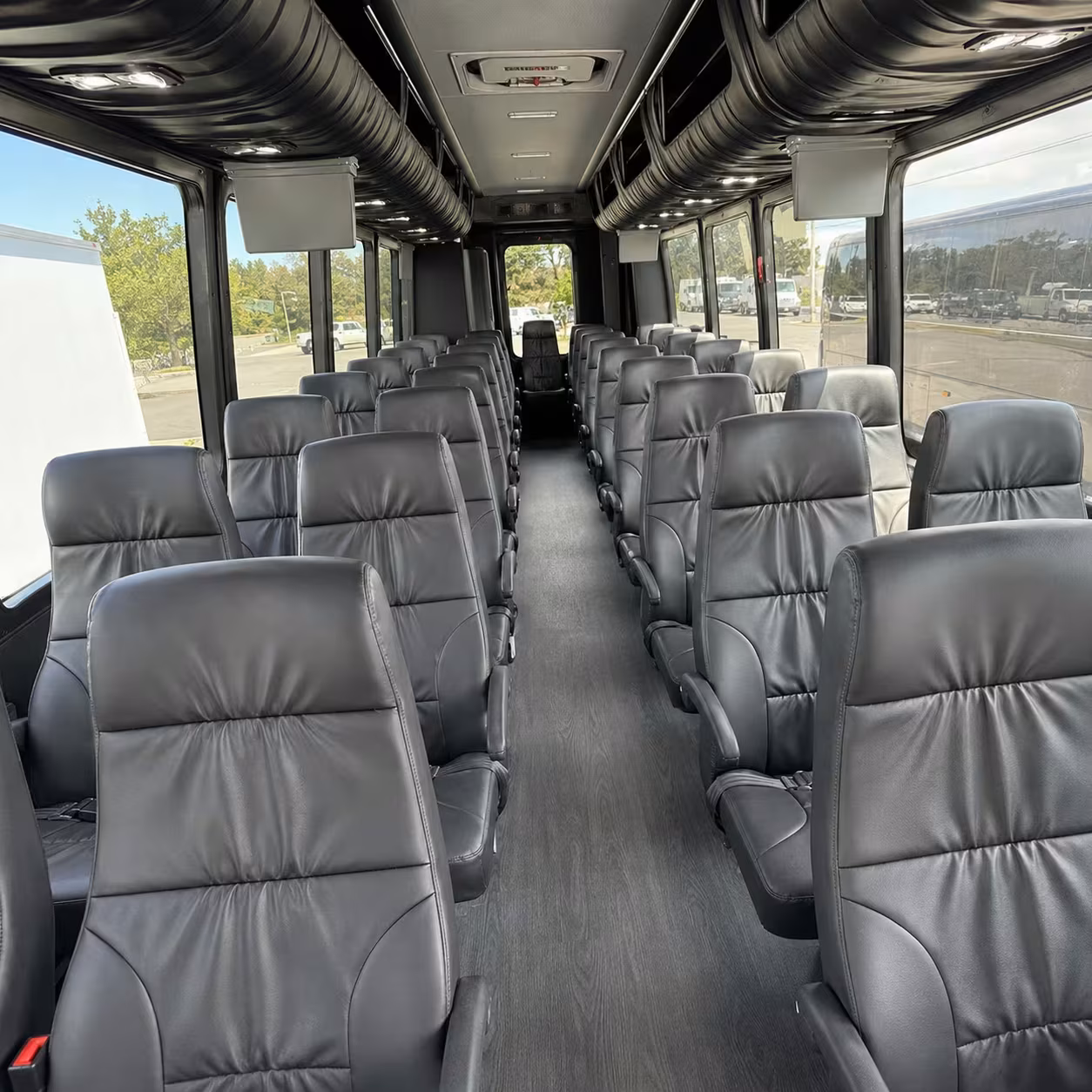 30 passenger minibus inside