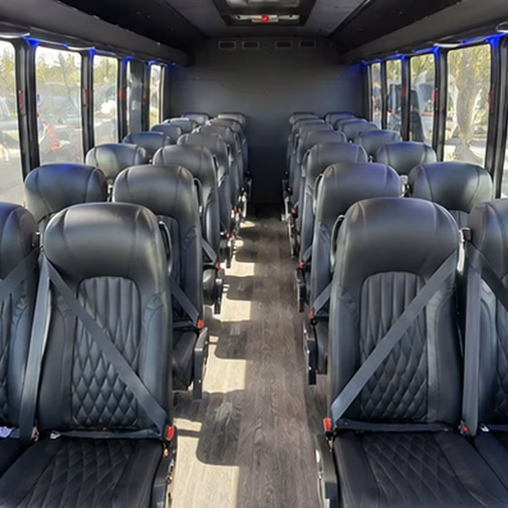 35 passenger minibus interior