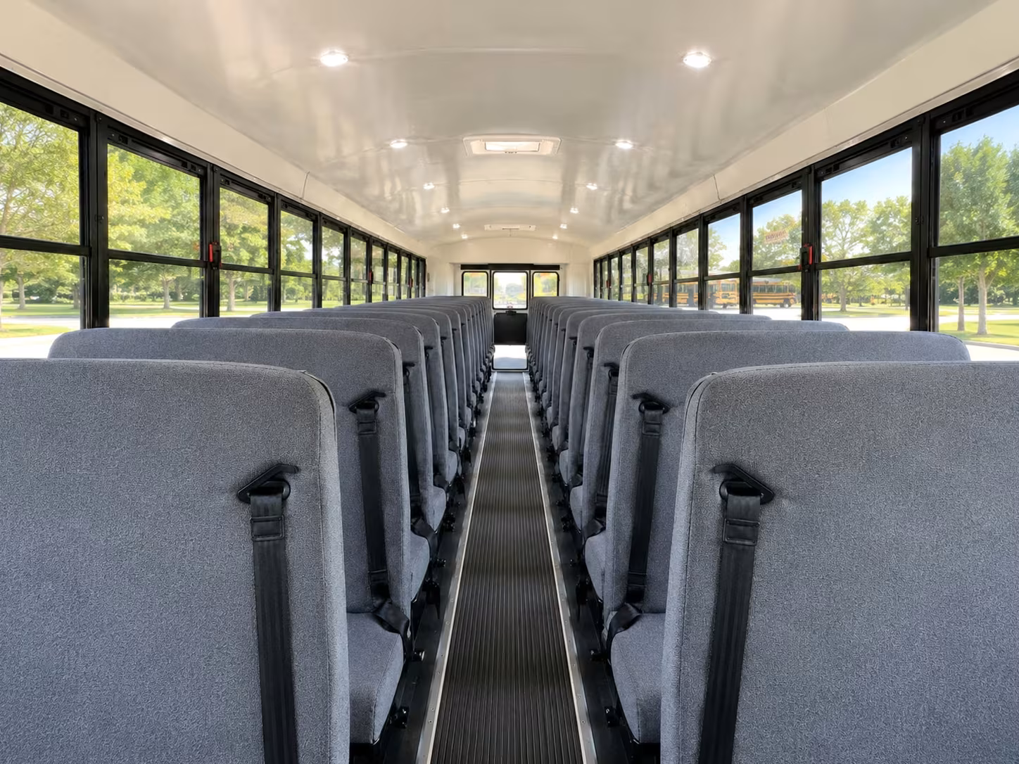 school bus interior