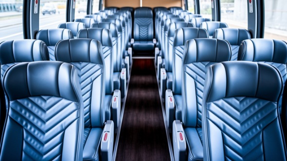 54 passenger charter bus interior