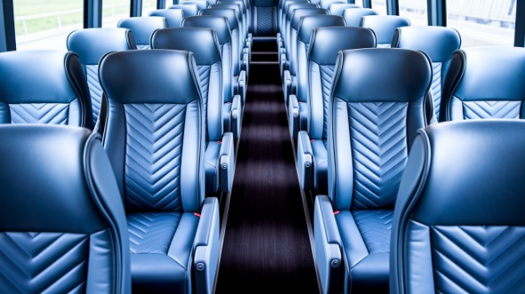 55 passenger charter bus interior west jordan