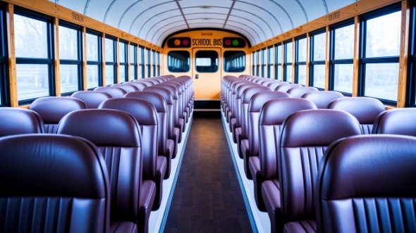 school bus rental interior west jordan