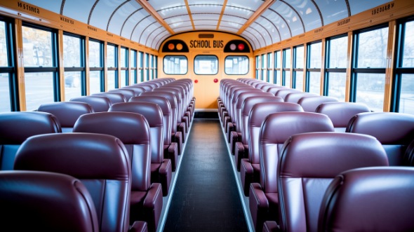 west jordan school bus rental inside