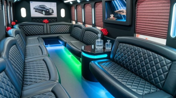 west jordan sprinter limo rental inside